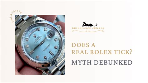 do a real rolex tick|is my rolex real.